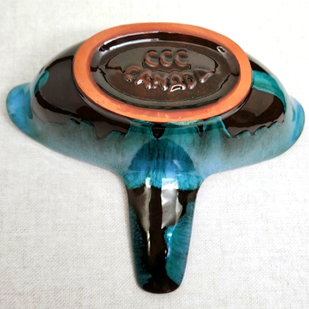 CCC (Canadian Ceramic Craft) Pottery Gravy Boat with Underplate, 1960s, Canada - Picture 8 of 12